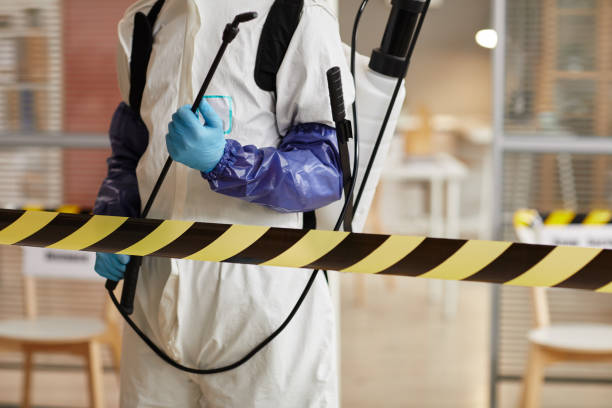 Professional Biohazard Cleanup technician working in Point Reyes Station, CA